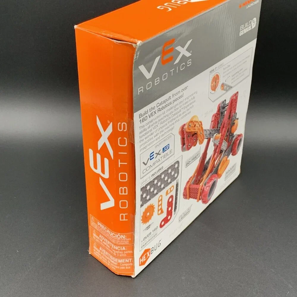 Hexbug VEX Robotics Catapult Launcher STEM Starter Kit‎ Red New Distressed Box